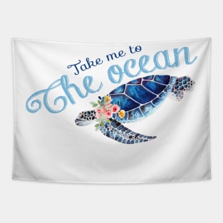 Take Me To The Ocean Tapestry