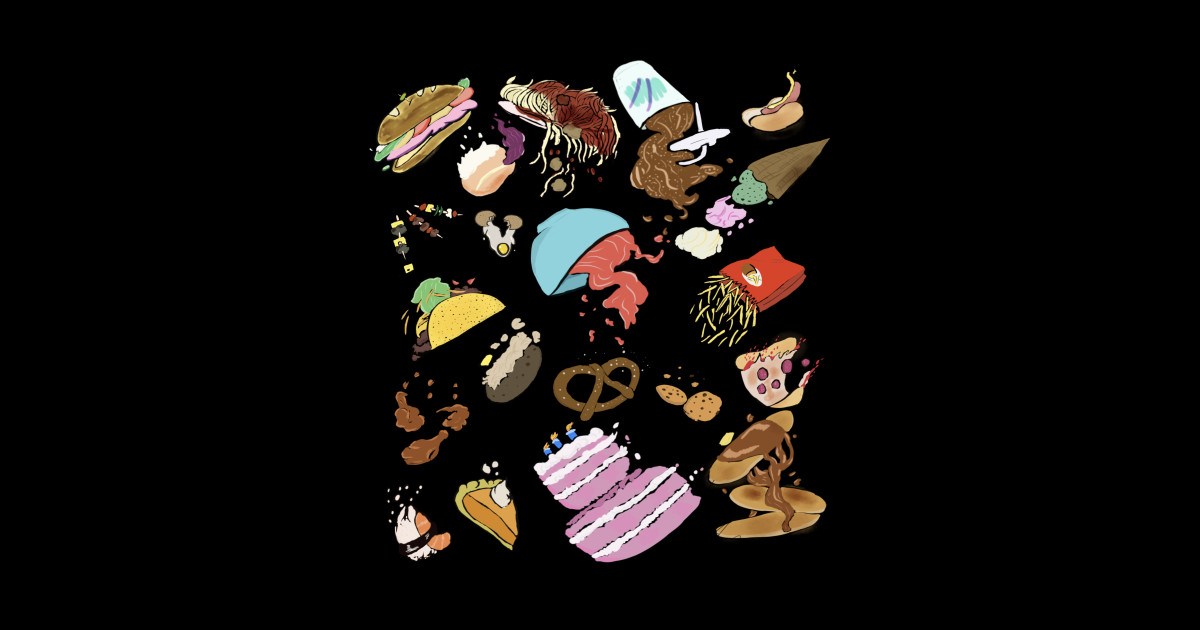 5-second-rule-food-sticker-teepublic