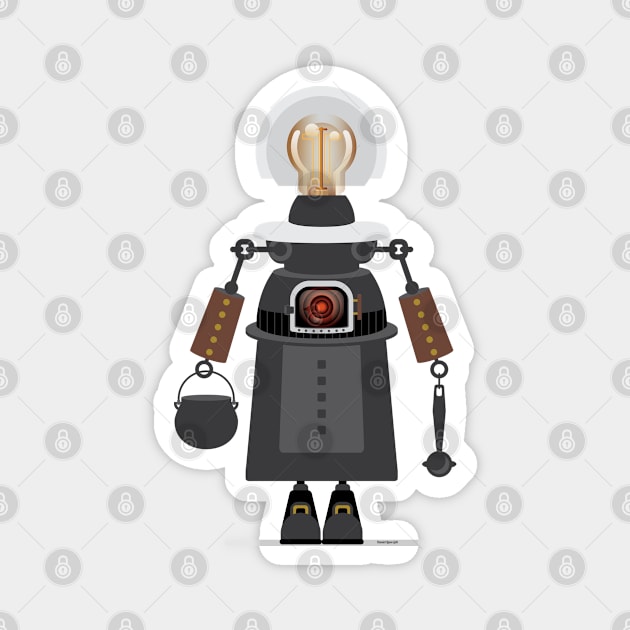 It's a Robot too, Pilgrim Magnet by DanielLiamGill