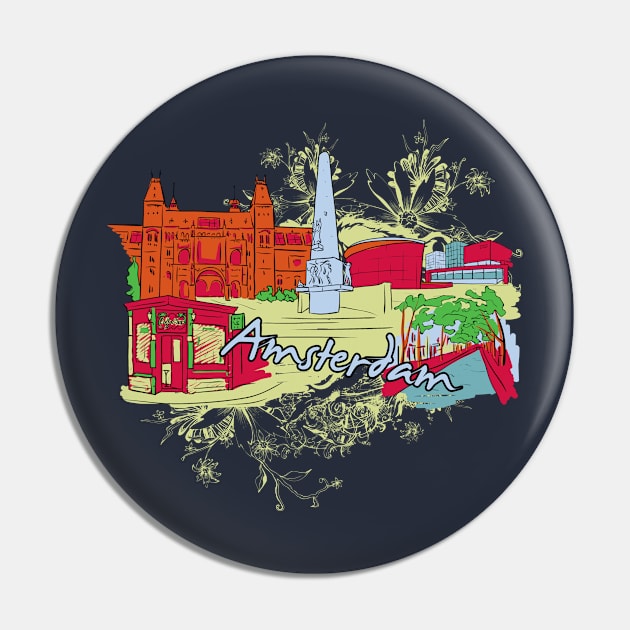 Amsterdam Pin by Verboten