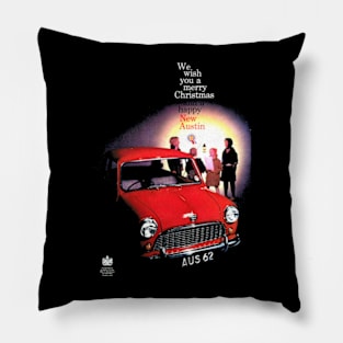 AUSTIN SEVEN - 1961 CHRISTMAS advert Pillow