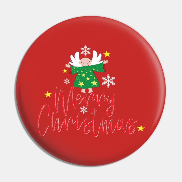 Christmas Angel Pin by emma17