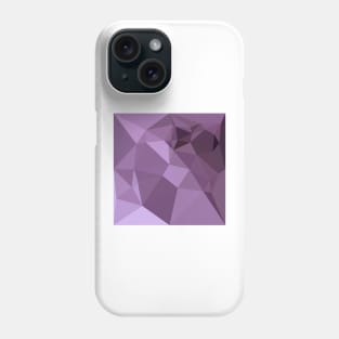 African Violet Abstract Low Polygon Background Phone Case