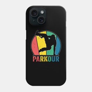 Parkour Free Running Training Traceur Retro Phone Case