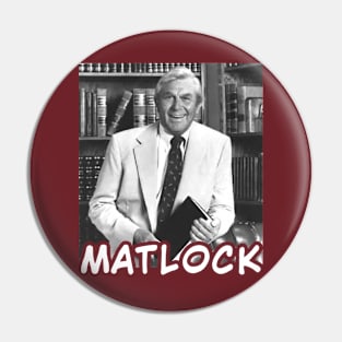 Matlock TV Andy Actorn Griffith TV Show Pin