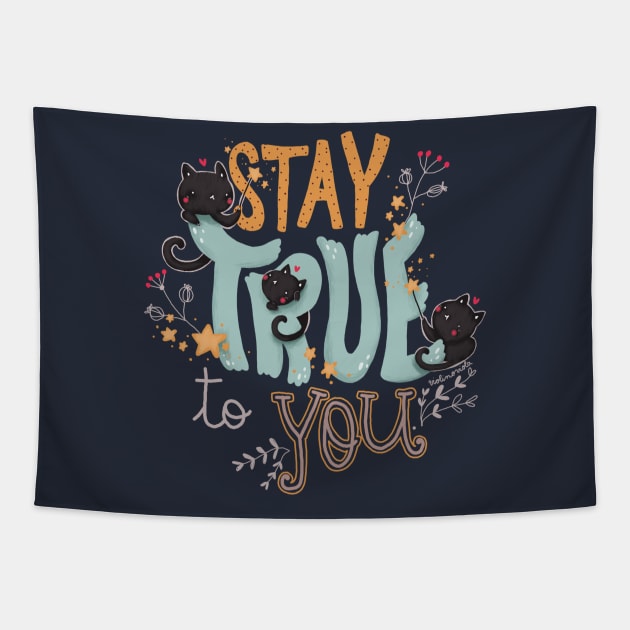 stay true to you Tapestry by violinoviola