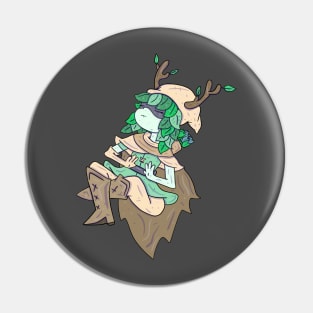 Huntress Wizard Meditation Pin