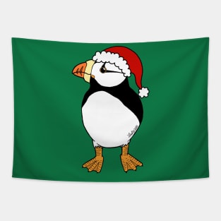 Christmas Puffin Tapestry