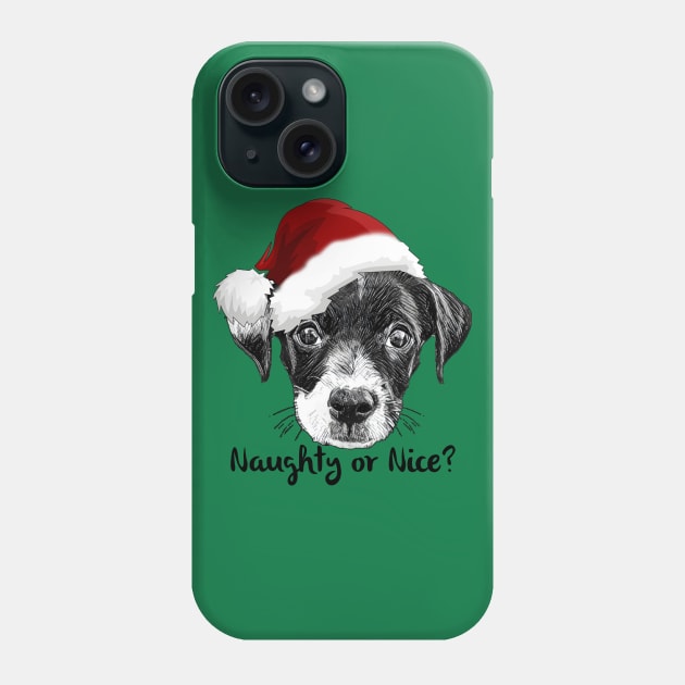 Naughty or Nice Phone Case by MonarchGraphics