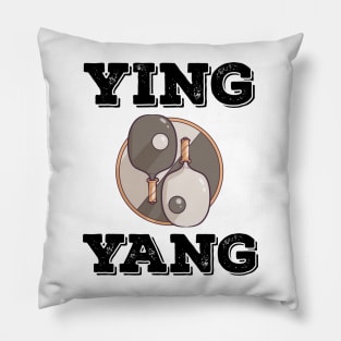 Ping Pong Table Tennis Tabletennis PingPong Yin Yang Ying Pillow