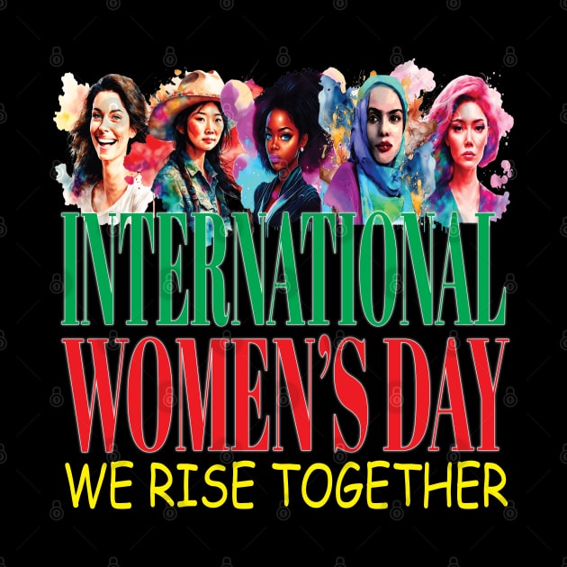 International Women's Day We Rise Together Peace Equity by Envision Styles