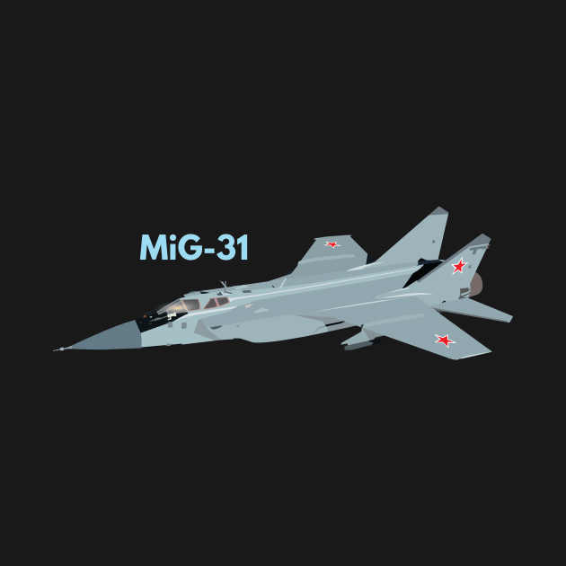 MiG-31 Russian Soviet Interceptor Aircraft by NorseTech