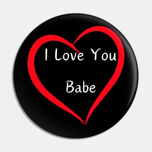 I Love You Baby Pin