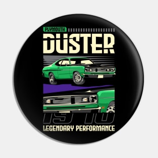 1970 Plymouth Duster Classic Car Pin