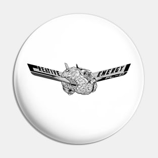 WEIRDO - Creative Energy Flo - Control -  Black and White - White Pin