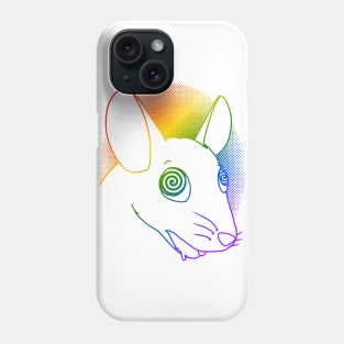 Tripped Out Rat (Rainbow Version) Phone Case