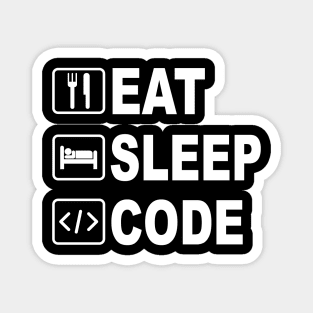 Eat Sleep Code Magnet