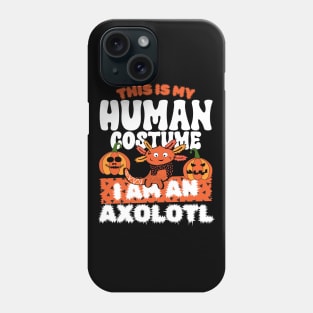 This is my human costume i am  an Axolotl Phone Case
