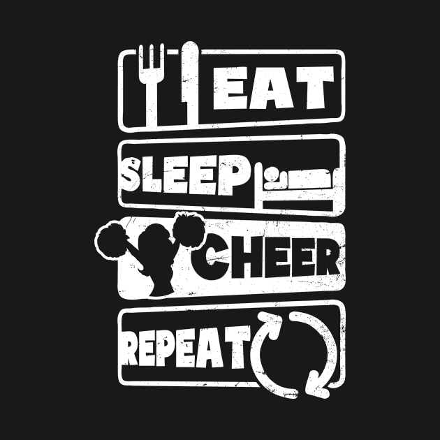 Cheer Competition Shirt | Eat Sleep Repeat by Gawkclothing