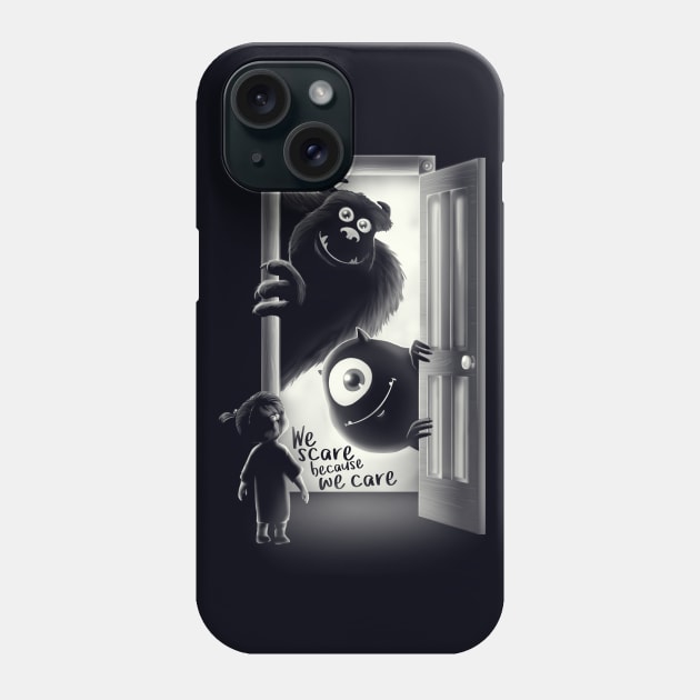 Monster inside Phone Case by NemiMakeit