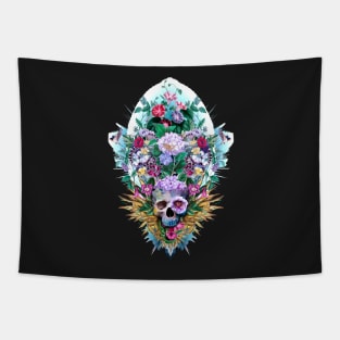 Skull Vivid VI Tapestry