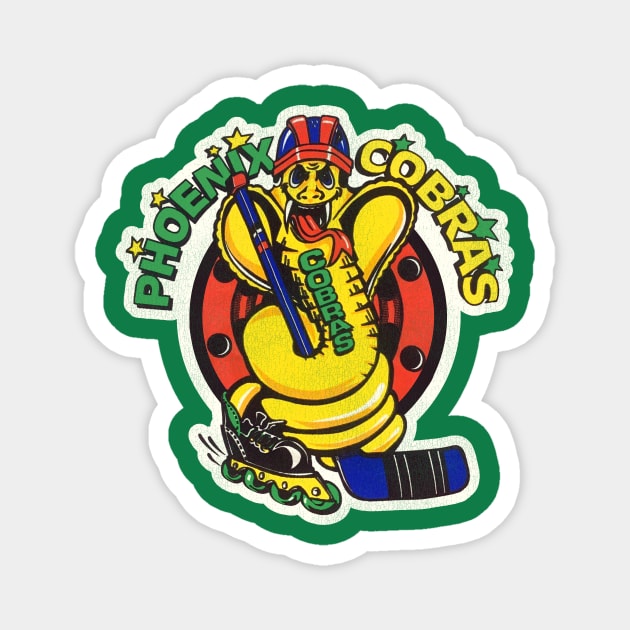 Defunct Phoenix Cobras Roller Hockey Magnet by Defunctland