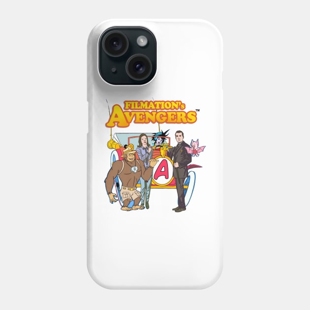 Filmation's The Avengerers! Phone Case by Andydrewz