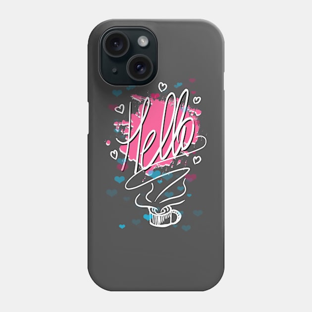 Hello Phone Case by Annushca