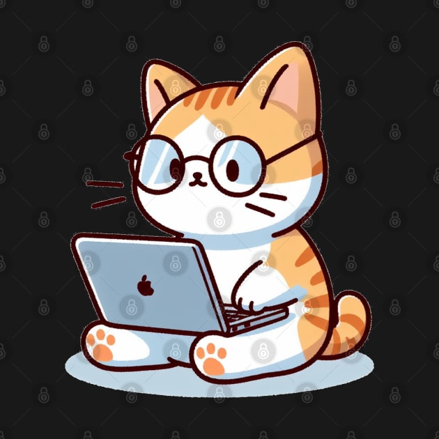 Working cat by NeneTees