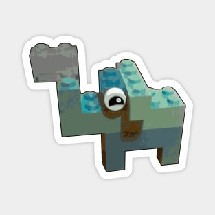 Brick Creations - Elephant Magnet