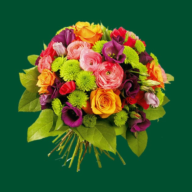 Glorious Bouquet of Green and Purple Flowers and More by bragova