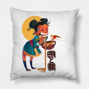 Dragon Ramen Pillow