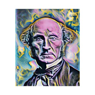John Stuart Mill Portrait | John Stuart Mill Artwork 9 T-Shirt
