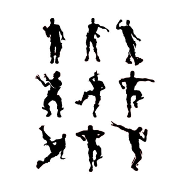 Download Fortnite Dance Emotes - Fortnite Battle Royale - T-Shirt ...