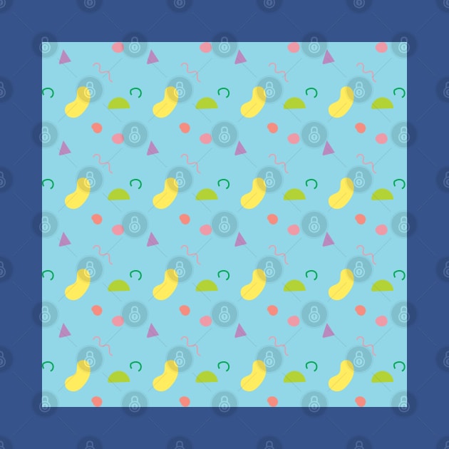 80s retro pattern by vixfx