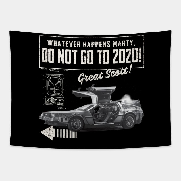 Whatever happens Marty, don't go to 2020! Tapestry by Alema Art