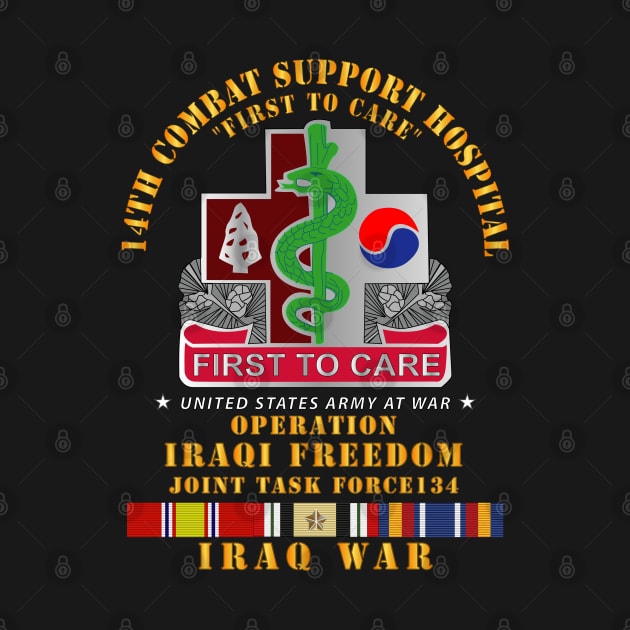 14th Combat Support Hospital w Iraq SVC Ribbons - OIF by twix123844