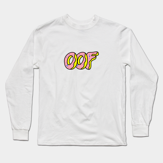 Roblox Oof Roblox Long Sleeve T Shirt Teepublic - roblox gray shirt with stripes on the sleeves