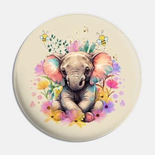 Elephant Lover Pin