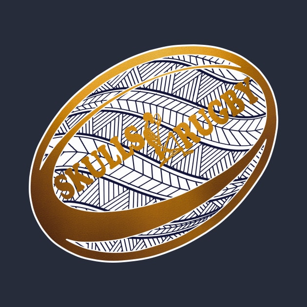 S.R. Samoan Rugby Ball by SkullsRugby