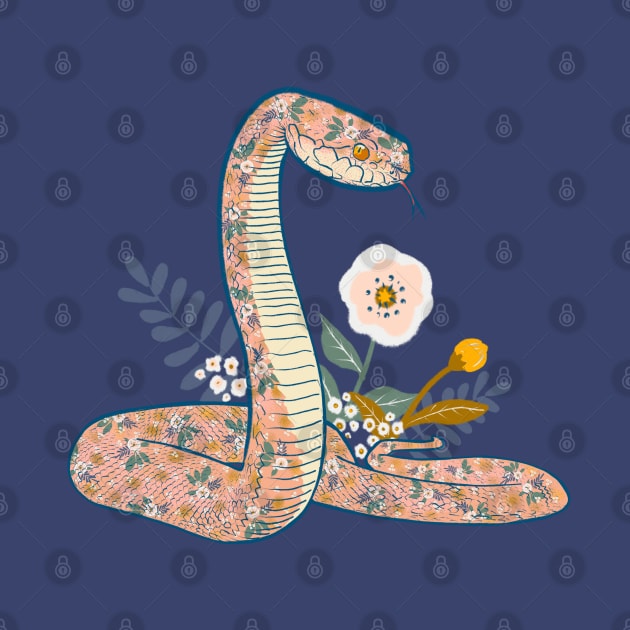 Floral snake by Mimie20