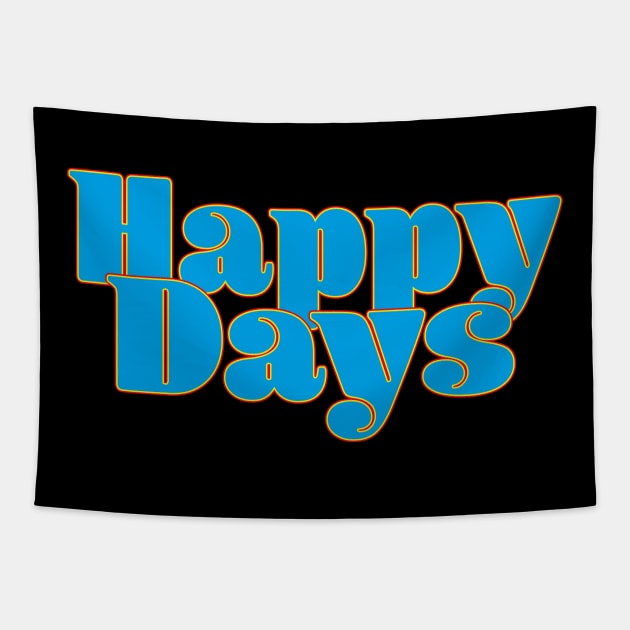 Happy Days Tapestry by Magic Moon