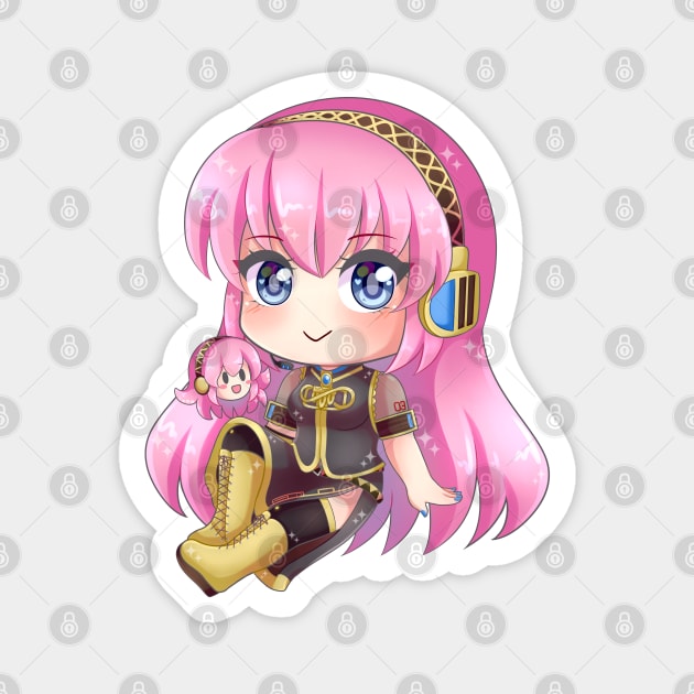 VOCALOID Megurine Luka chibi Magnet by Nadi-chan16