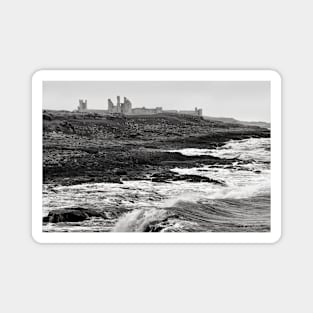 Dunstanburgh Castle in Northumberland, UK Magnet