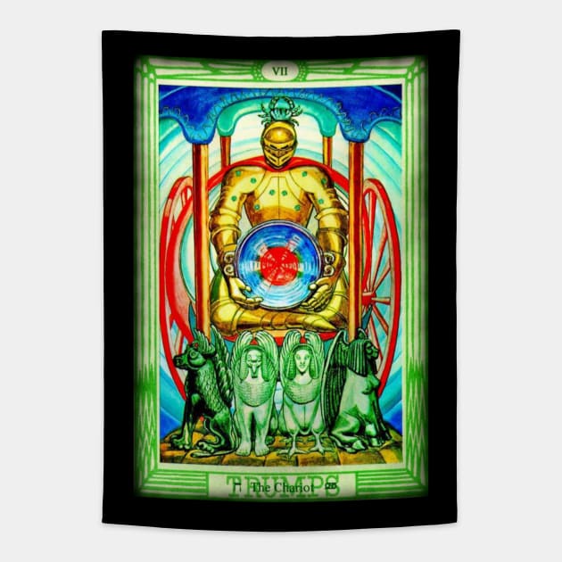 Thoth Tarot - VII - The Chariot. Tapestry by OriginalDarkPoetry