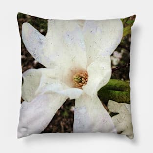 White flower Pillow