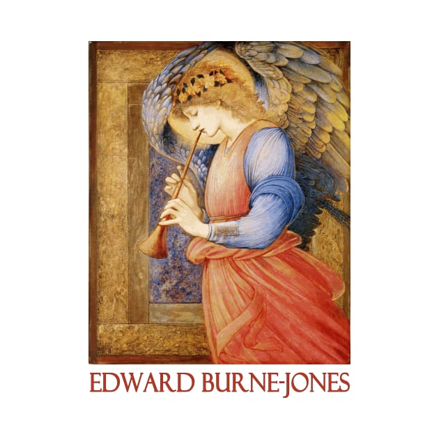 Angel Playing a Flageolet by Edward Burne-Jones by Naves