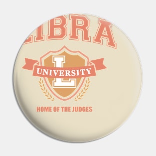 Libra University Pin