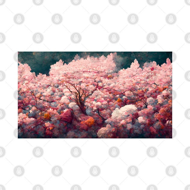 Forest of Cherry Blossoms by endage