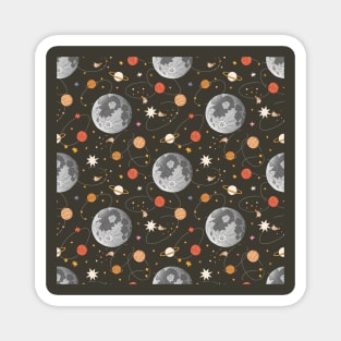 Outer Space Universe Astronomy Pattern Magnet